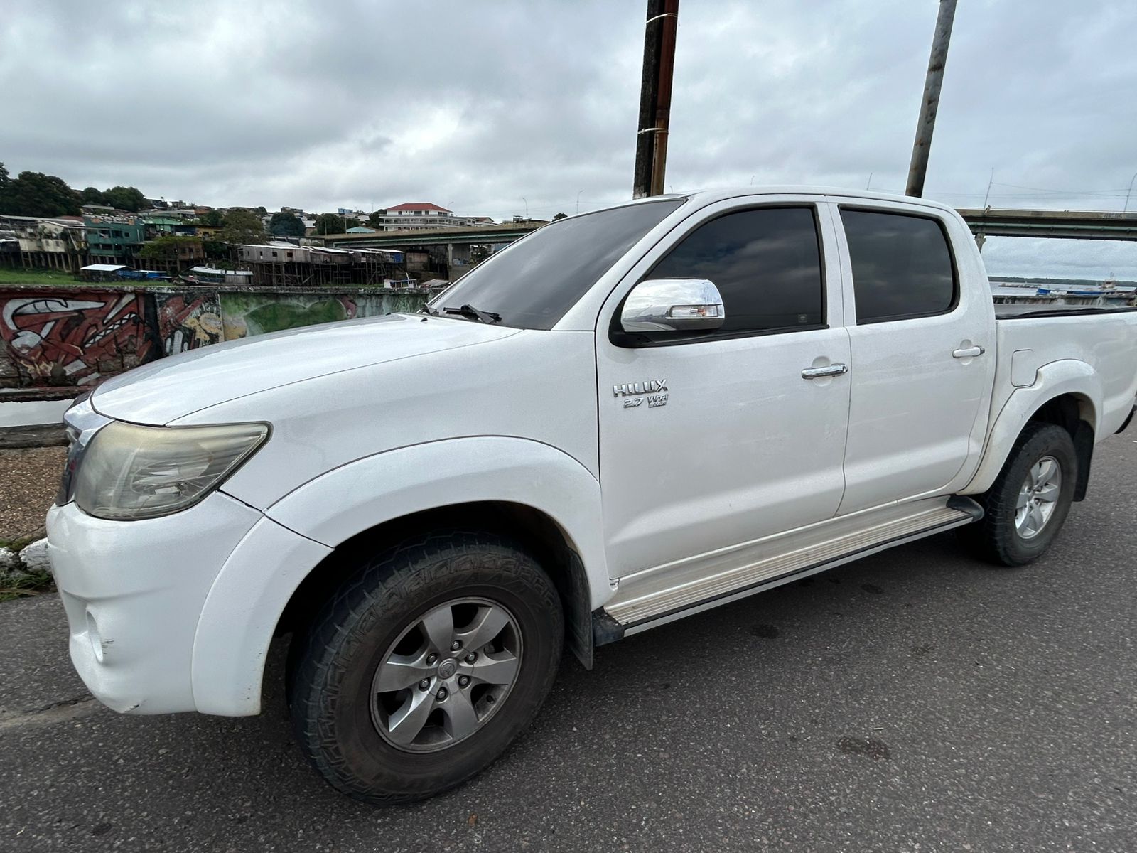 Hilux apreendida - Foto: Jander Robson/Portal do 