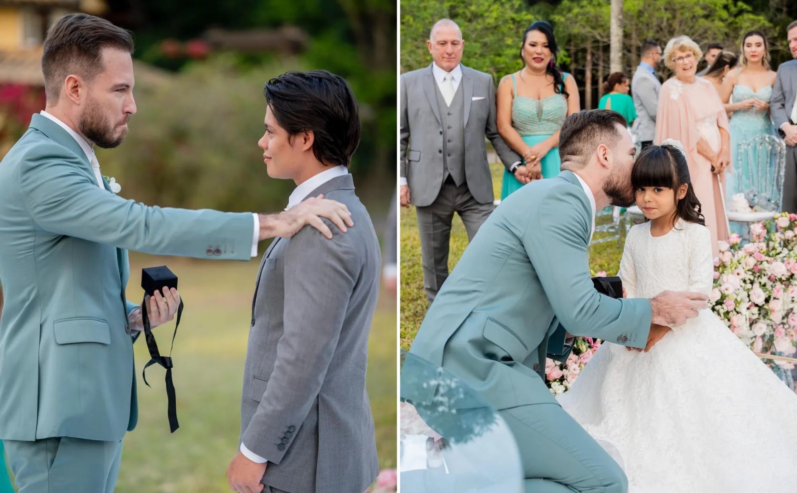 Os filhos de Maíra, Lucas (23 anos, fruto do relacionamento da coach com o empresário Nelson Rangel) e Sophia (5 anos, fruto do casamento com Arthur Aguiar).