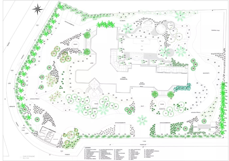 Responsáveis pelo projeto do imóvel mostram detalhes: quase uma cidade. Foto: Reprodução/Vogue Casa