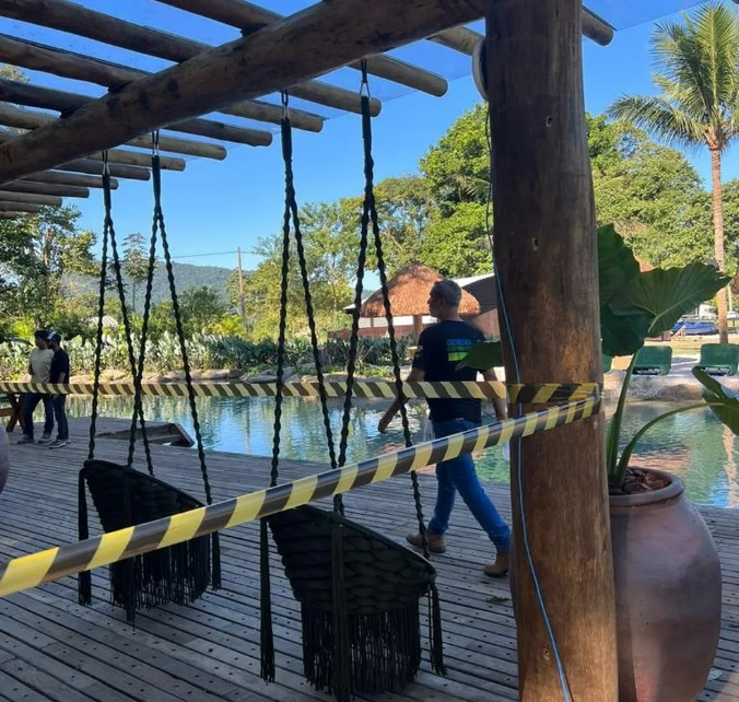 Obra interditada - Foto: Divulgação