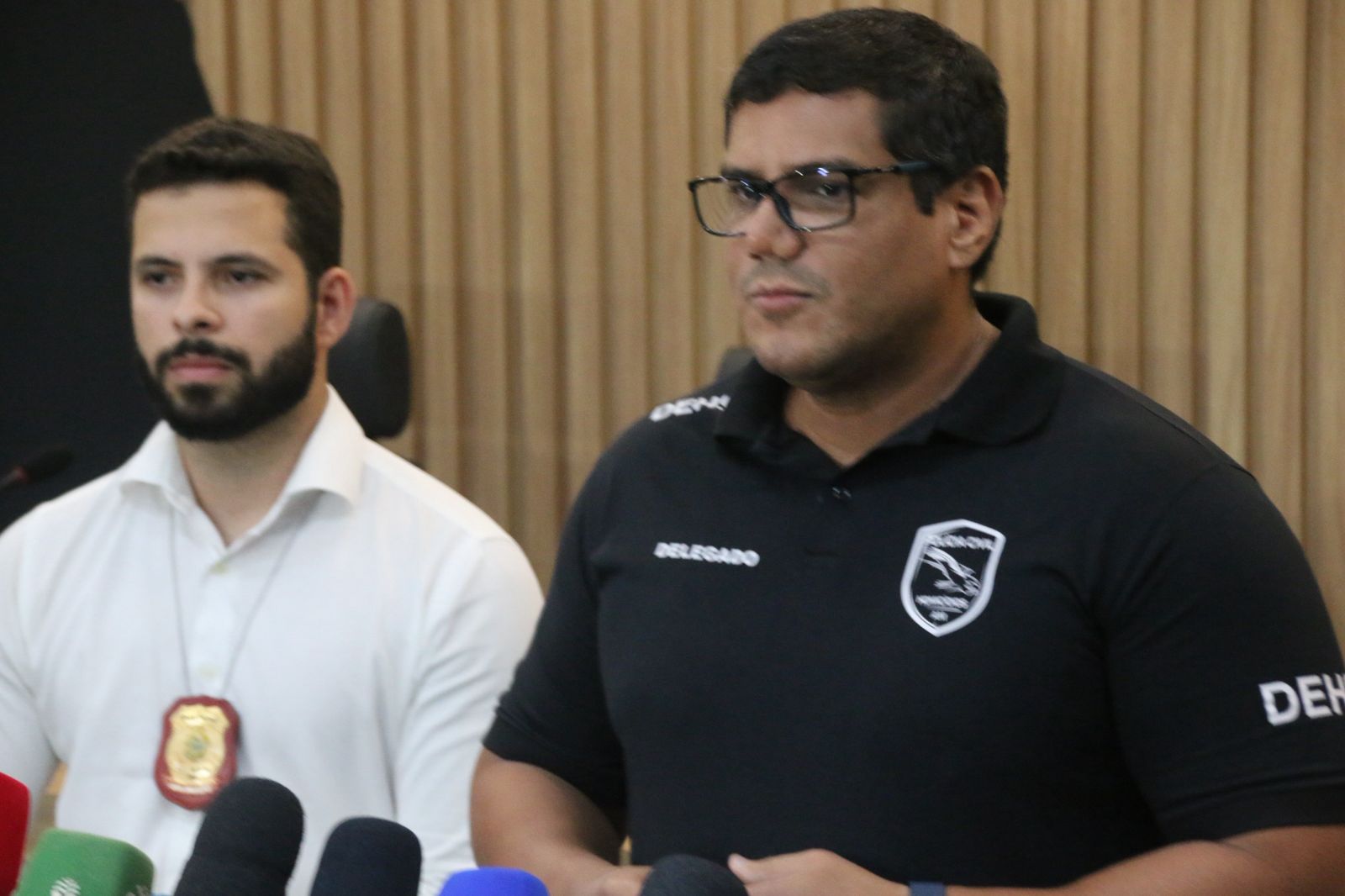 Delegados Adanor Porto e Ricardo Cunha, da DEHS - Foto: Jander Robson/Portal do Holanda