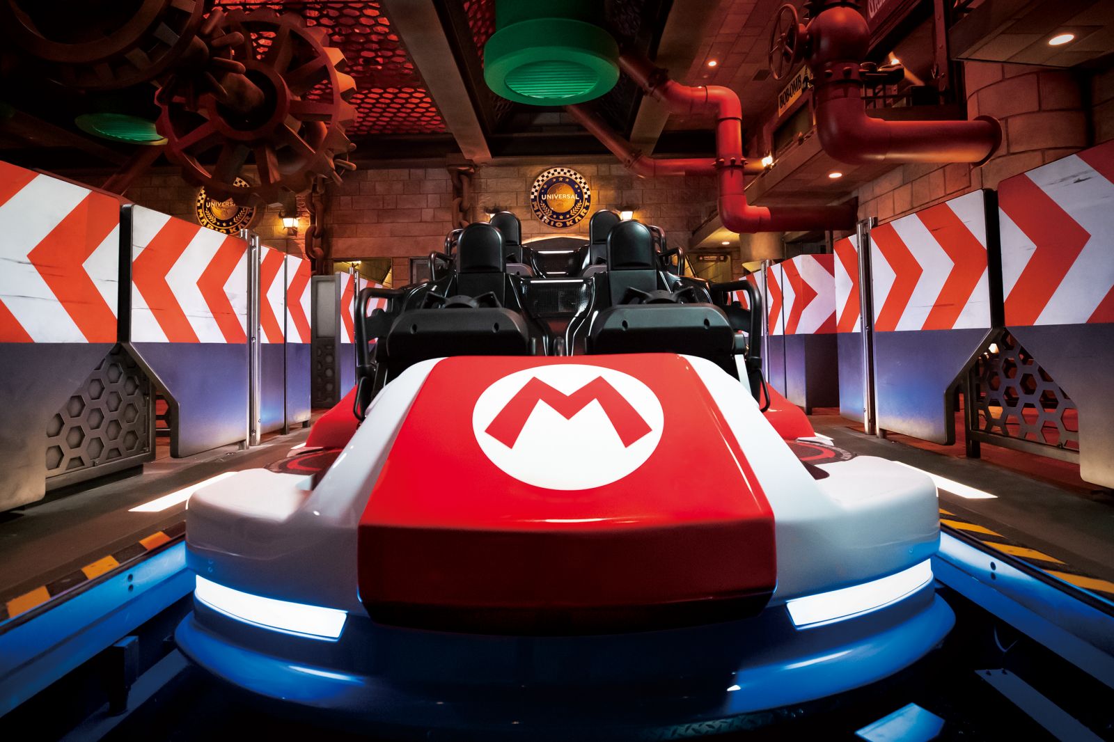 Detalhe do Parque Temático Super Nintendo World