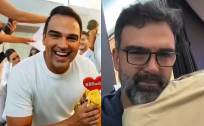 Fotos do início do ano (à esquerda) e após o procedimento (à direita). Fotos: TV Globo e Instagram