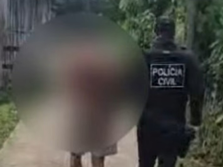 Suspeito foi preso na Comunidade de Sampaio - Foto: Divulgação