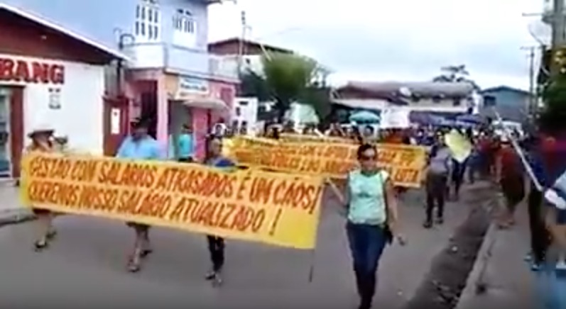 Professores estariam a pelo menos dois meses sem receber o salário (Foto: Marcos Rodrigues)