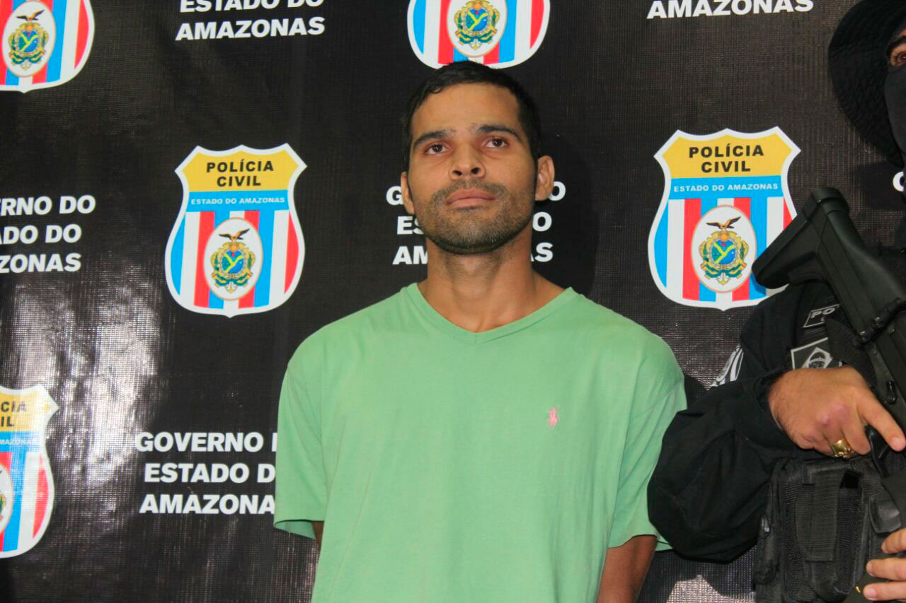 Suspeito já tinha outras passagens pela polícia, inclusive homicídio (Foto: Pedro Braga Jr. / Portal do Holanda)