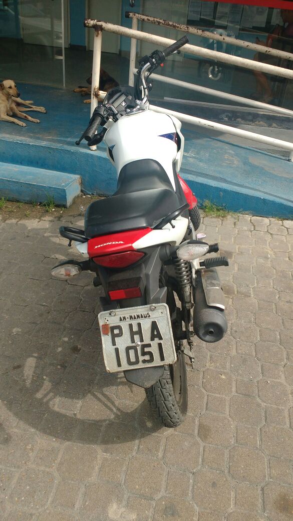 Motocicleta foi vista pelo proprietário em bairros da zona leste (Foto: PMAM)