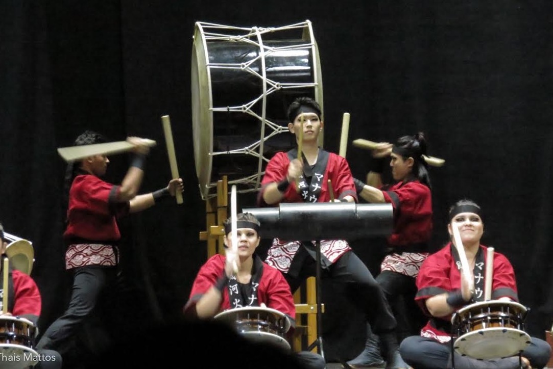 Concerto com instrumentos japoneses celebra jogo olímpico em Manaus