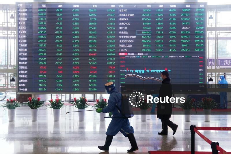 Ações chinesas caem com incertezas no Oriente Médio estimulando aversão ao risco