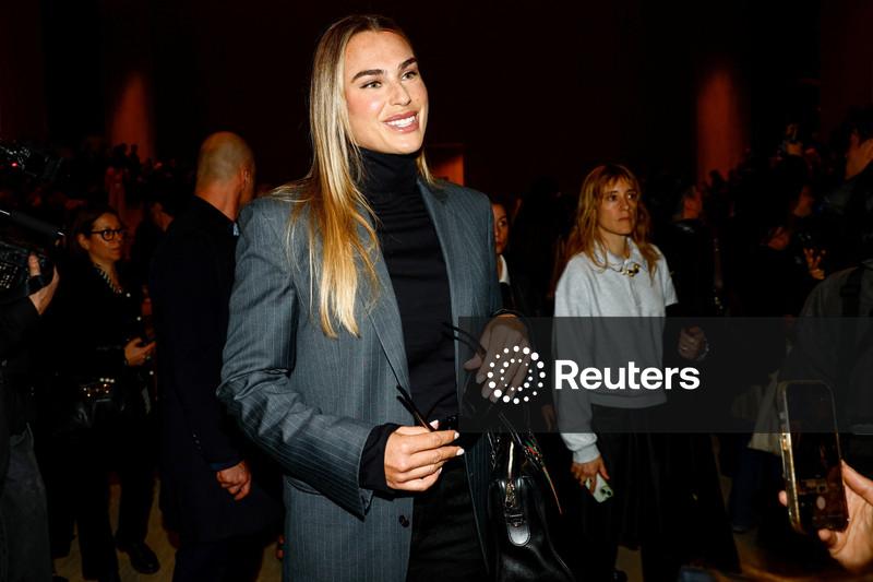 Tenista Aryna Sabalenka anuncia noivado com empresário brasileiro