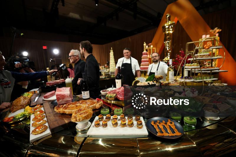 Caviar e comida "reconfortante" estão em cardápio dos famosos na noite do Oscar
