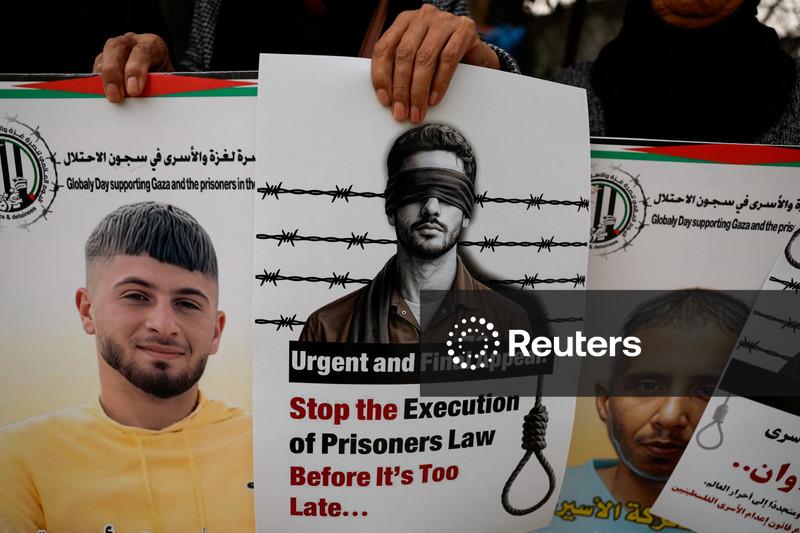 Palestinos presos temem morte por enforcamento sem o devido processo legal sob nova lei israelense