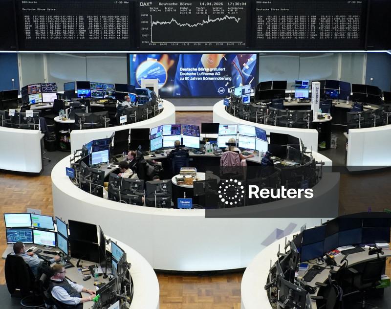 Ações europeias sobem 1% e atingem máxima de um mês com expectativa de alívio no Oriente Médio