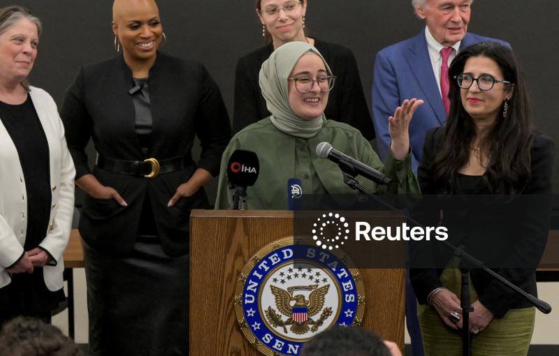 Estudante pró-palestina  da Universidade Tufts, alvo do governo Trump, retorna à Turquia