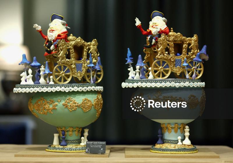 Melhores chocolatiers da Bélgica mostram sua arte em exposição de ovos de Páscoa