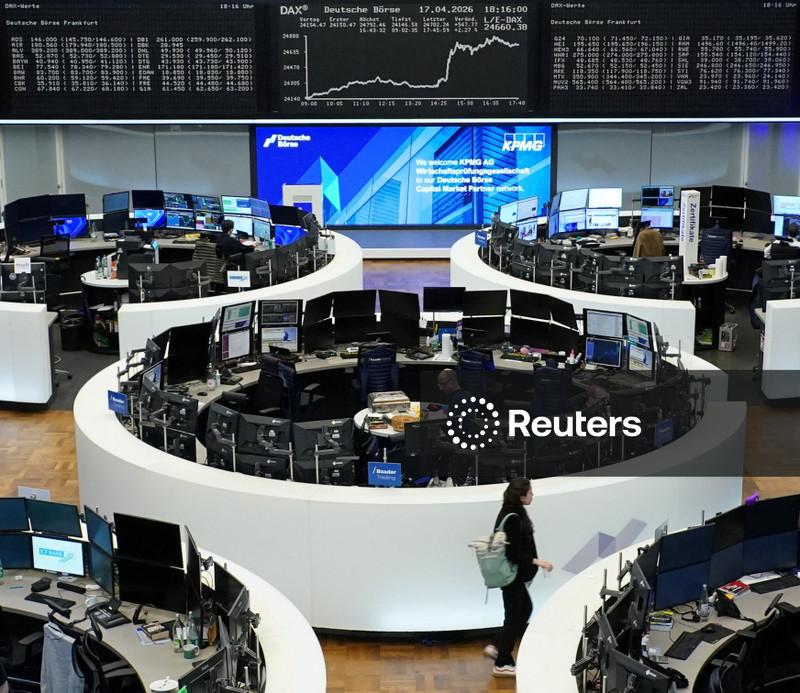 Índices de ações caem na Europa com receios de colapso do cessar-fogo entre EUA e Irã