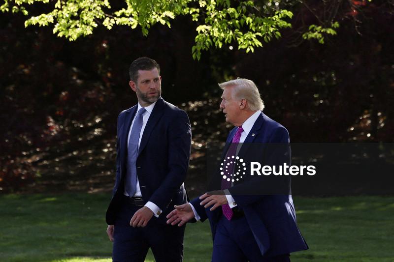 EXCLUSIVO-Eric, filho de Trump, participará da visita de Estado do pai à China
