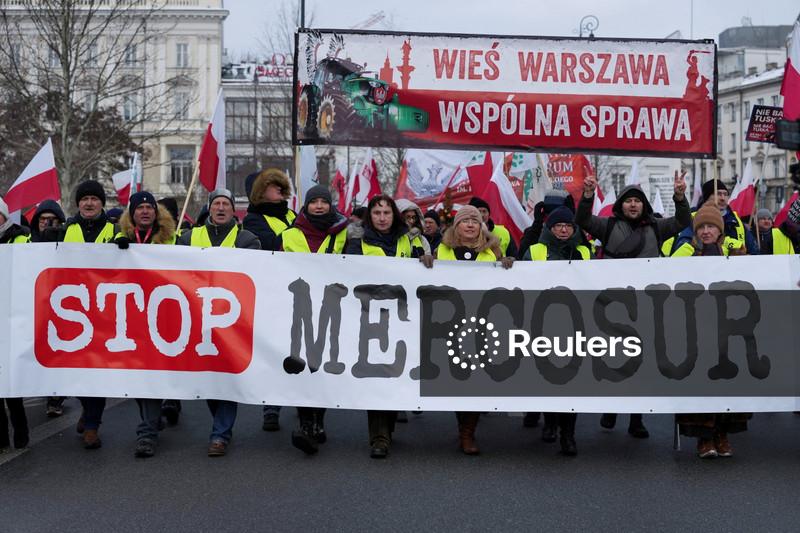 Polônia diz que vai contestar acordo comercial com Mercosul no tribunal superior da UE