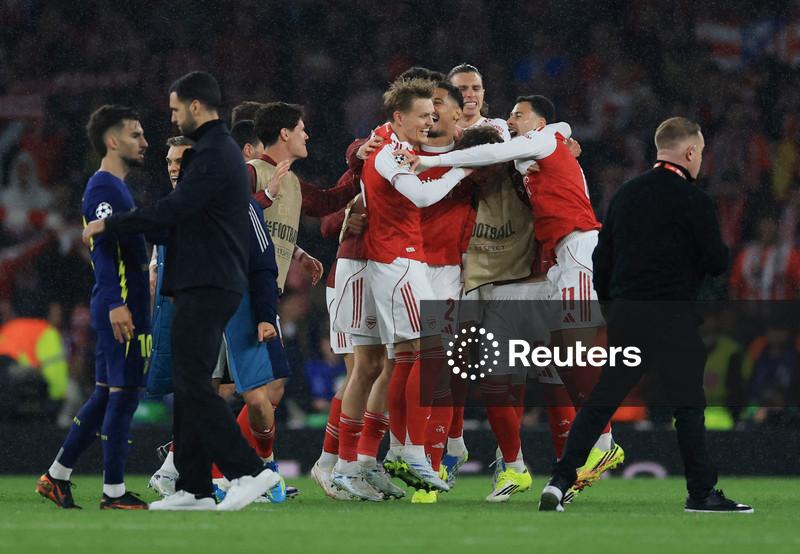 Arsenal vence Atlético de Madri e avança para final da Liga dos Campeões