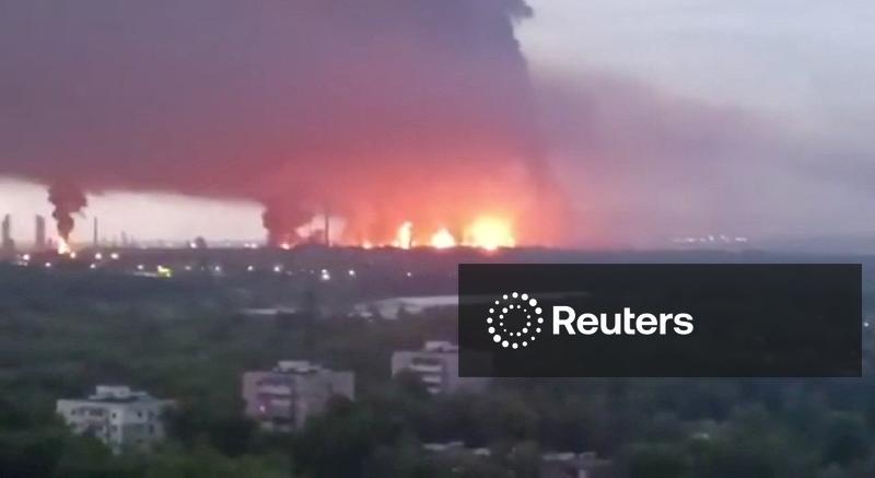 Refinaria de petróleo russa Ryazan interrompeu produção após ataque de drones em 15 de maio, dizem fontes