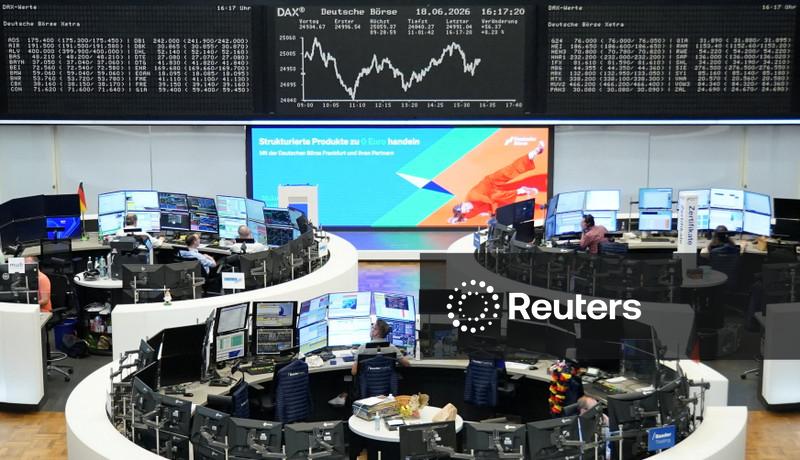 Índice STOXX 600 fecha em baixa com liquidação de tecnologia e apostas em alta de juros pelo Fed