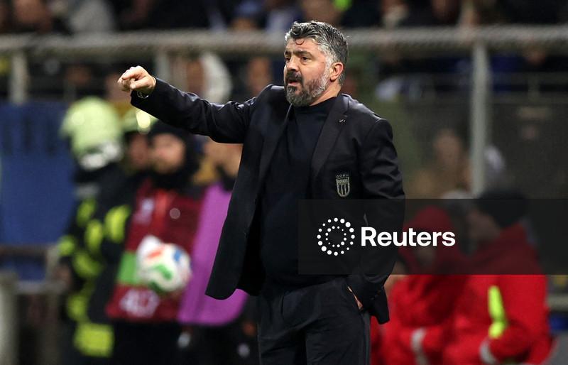 Ex-técnico da Itália, Gattuso assume como técnico da Lazio