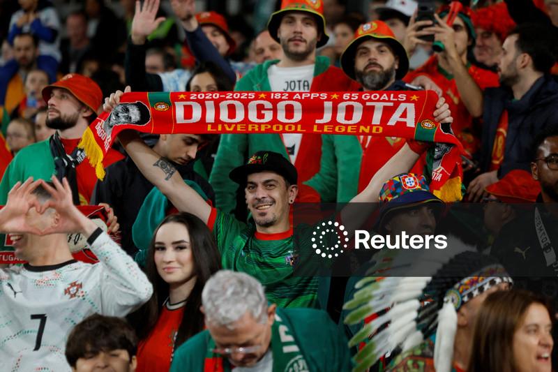 Portugal carrega a memória de Diogo Jota para jogo da Copa do Mundo no aniversário de sua morte