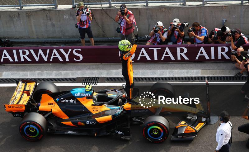 Norris fica com pole na Hungria e põe fim a domínio da Mercedes