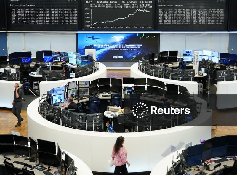 Índice europeu STOXX 600 tem melhor semana em mais de um mês
