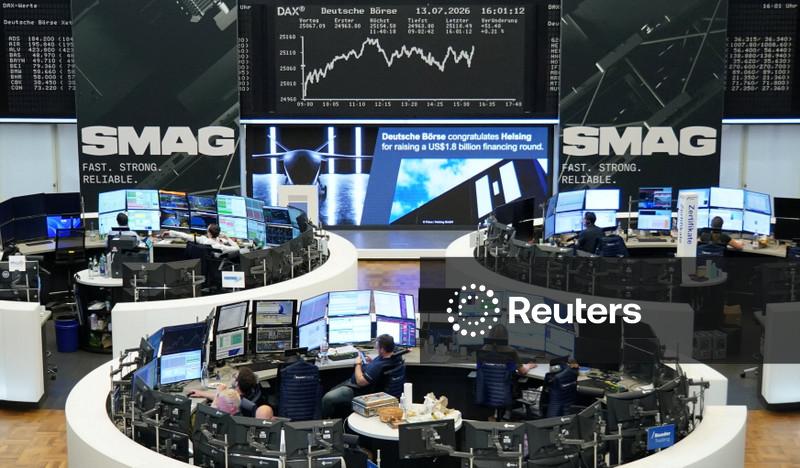 Ações europeias sobem após dados moderados de inflação nos EUA amenizarem temores de aumento de juros