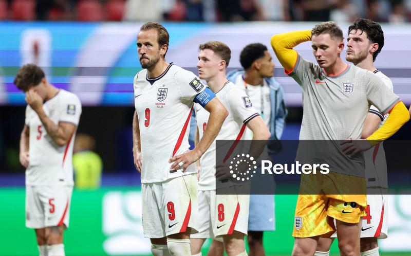 Da esperança à tristeza: Inglaterra sofre derrota no fim em mais uma decepção em Copa