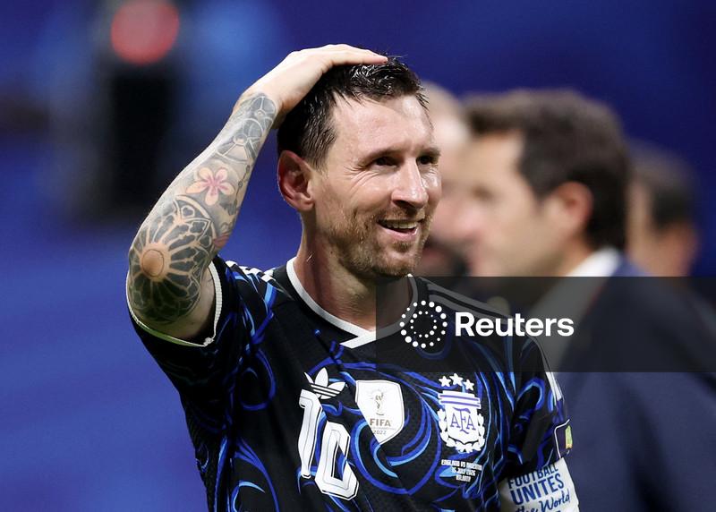 "Chegar a cinco finais seguidas é impressionante”, diz Messi após vitória sobre a Inglaterra