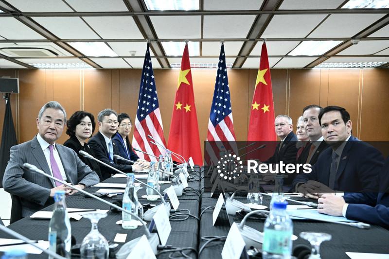 Rubio se reúne com ministro de Relações Exteriores da China e discute visita do presidente chinês aos EUA
