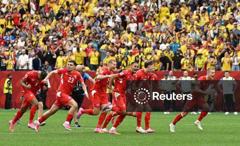 Suíça avança às quartas de final da Copa do Mundo após vitória nos pênaltis sobre a Colômbia