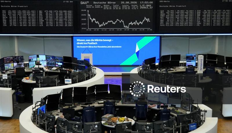 Ações europeias sobem, mas preocupações com inflação levam a queda semanal