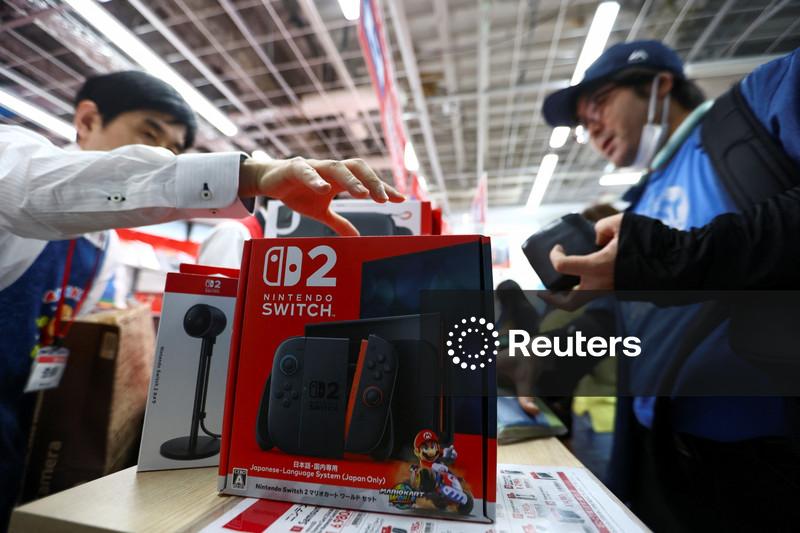 Lucro operacional da Nintendo salta 151% devido à forte demanda por jogos e reembolso de tarifas nos EUA