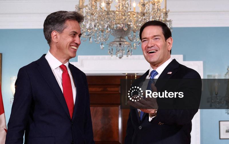 Rubio e chanceler britânico discutem Ucrânia e papel mais ativo da Europa na segurança