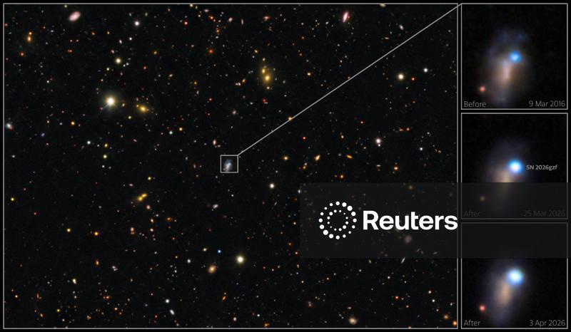 Astrônomos observam todo processo de morte de estrela gigantesca