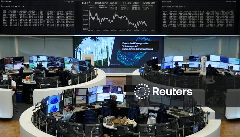 STOXX 600 cai a menor nível em 2 semanas com alta de rendimentos dos títulos e incerteza geopolítica