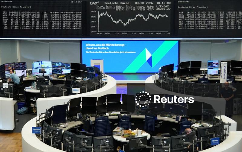 Índice STOXX 600 fecha em máxima recorde com balanços e ganhos em tecnologia