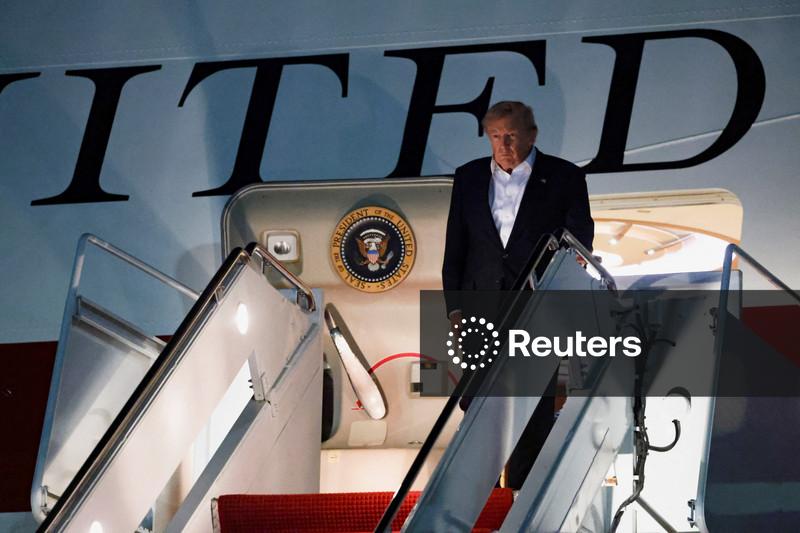 Trump diz que seu avião enfrentou um “risco maior” em mudança secreta de voo
