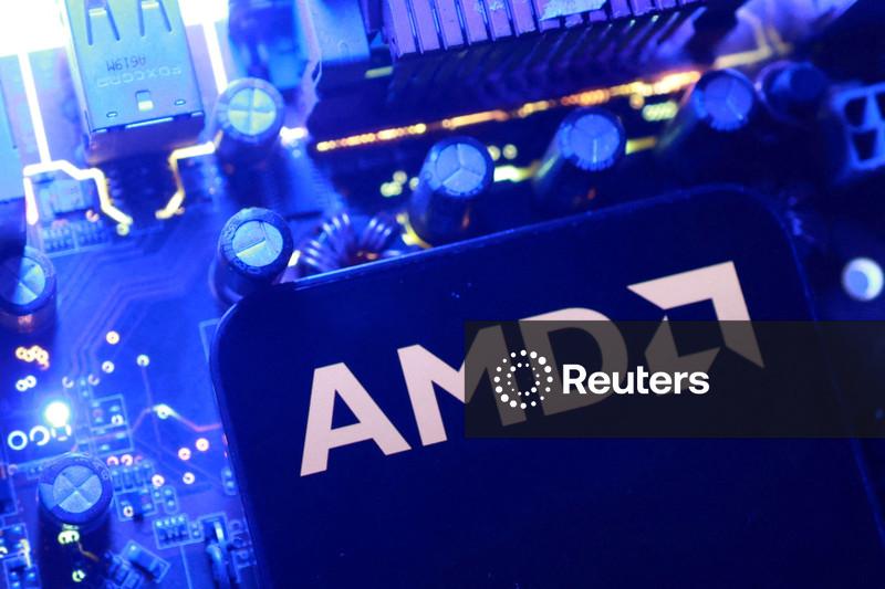 AMD prevê receita acima das estimativas com demanda por chips de IA, mas ações caem