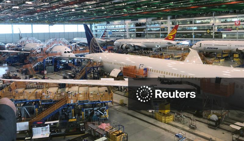 Boeing tem queda nas entregas em agosto