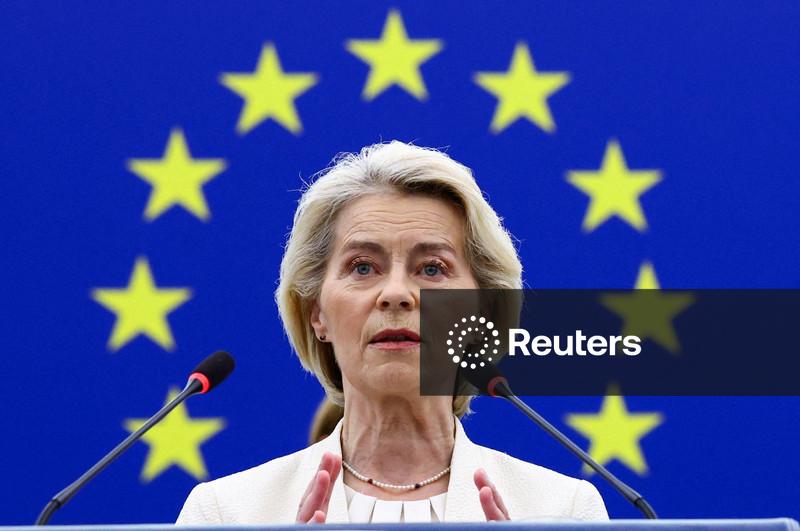 UE usará todos os meios para reduzir déficit comercial com a China, diz Von der Leyen