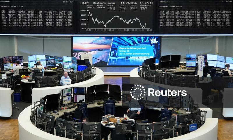 Ações europeias atingem mínima em três meses com temores sobre inflação e de juros