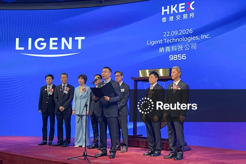 Chinesa Ligent fecha com alta de 4,6% em estreia na bolsa de Hong Kong