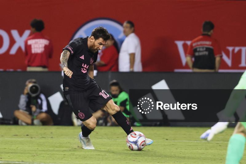 Messi marca seu 100º gol pelo Inter Miami em vitória na Campeones Cup