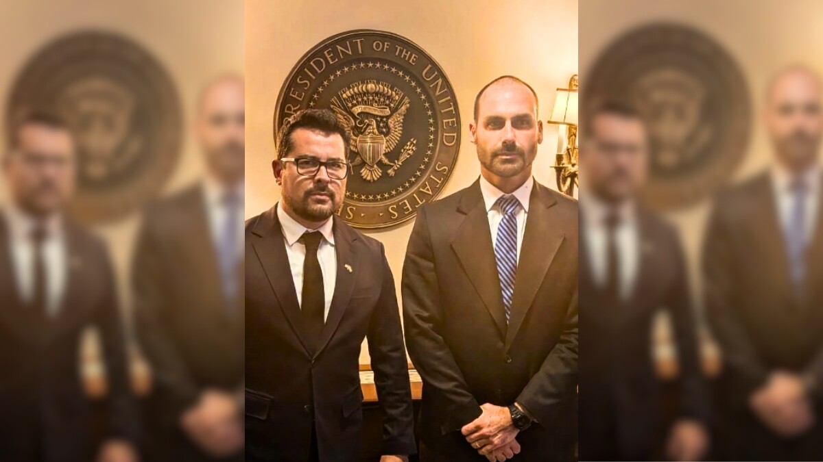 Eduardo Bolsonaro e Paulo Figueiredo defendem sanções dos EUA contra Moraes antes de reunião em Washington