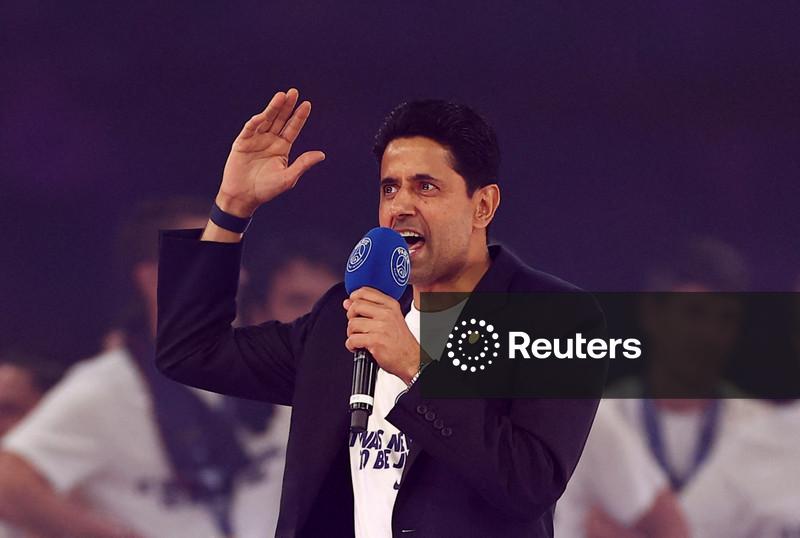 Presidente do PSG Nasser Al-Khelaifi é investigado na França por conflito de interesses