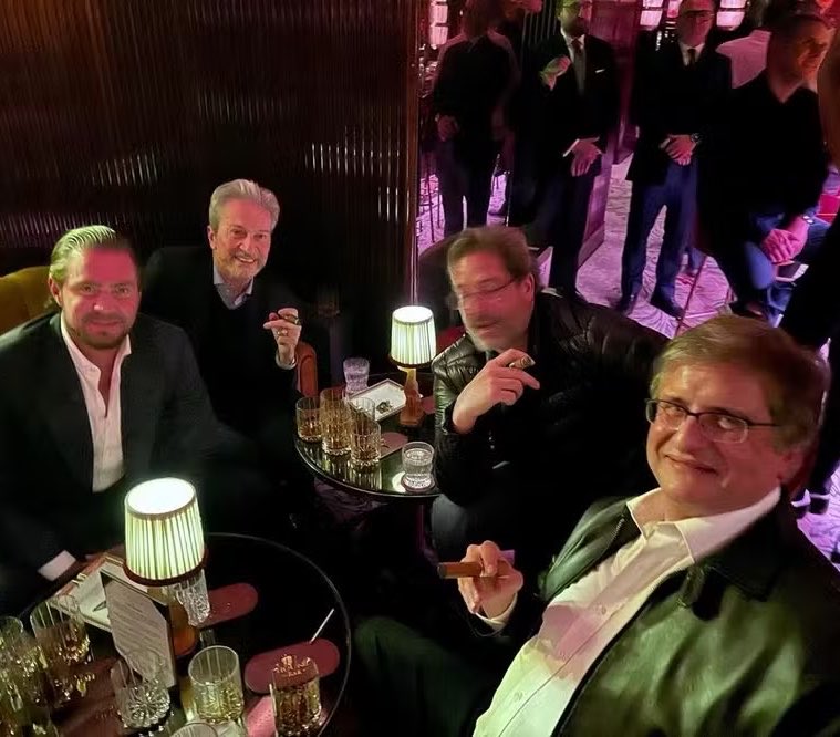 PF encontra foto de Gonet e Vorcaro fumando charuto em Londres